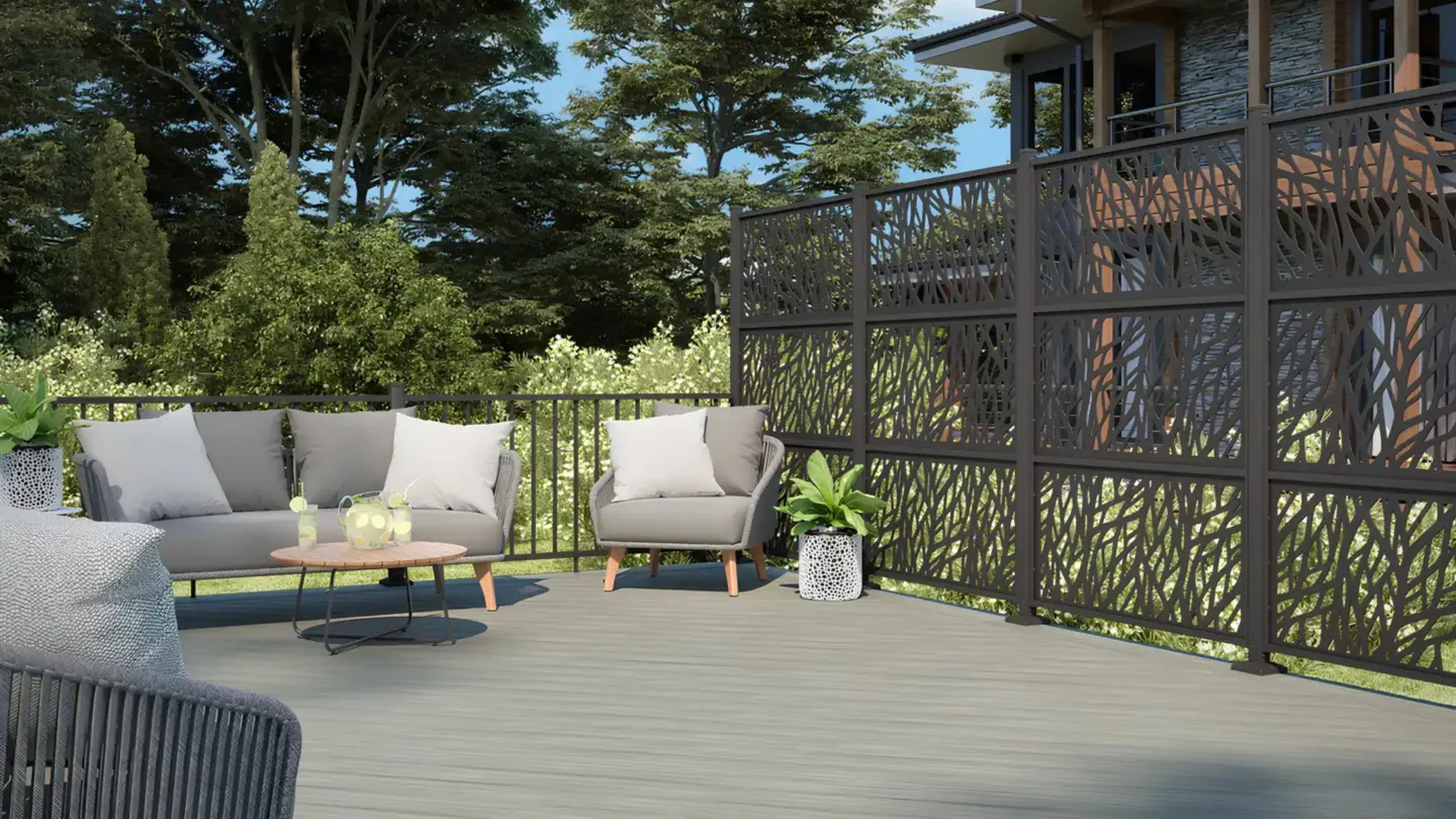 Outdoor Privacy Screens in CT | Laser-Cut Metal Designs | Outdoor Space Builders