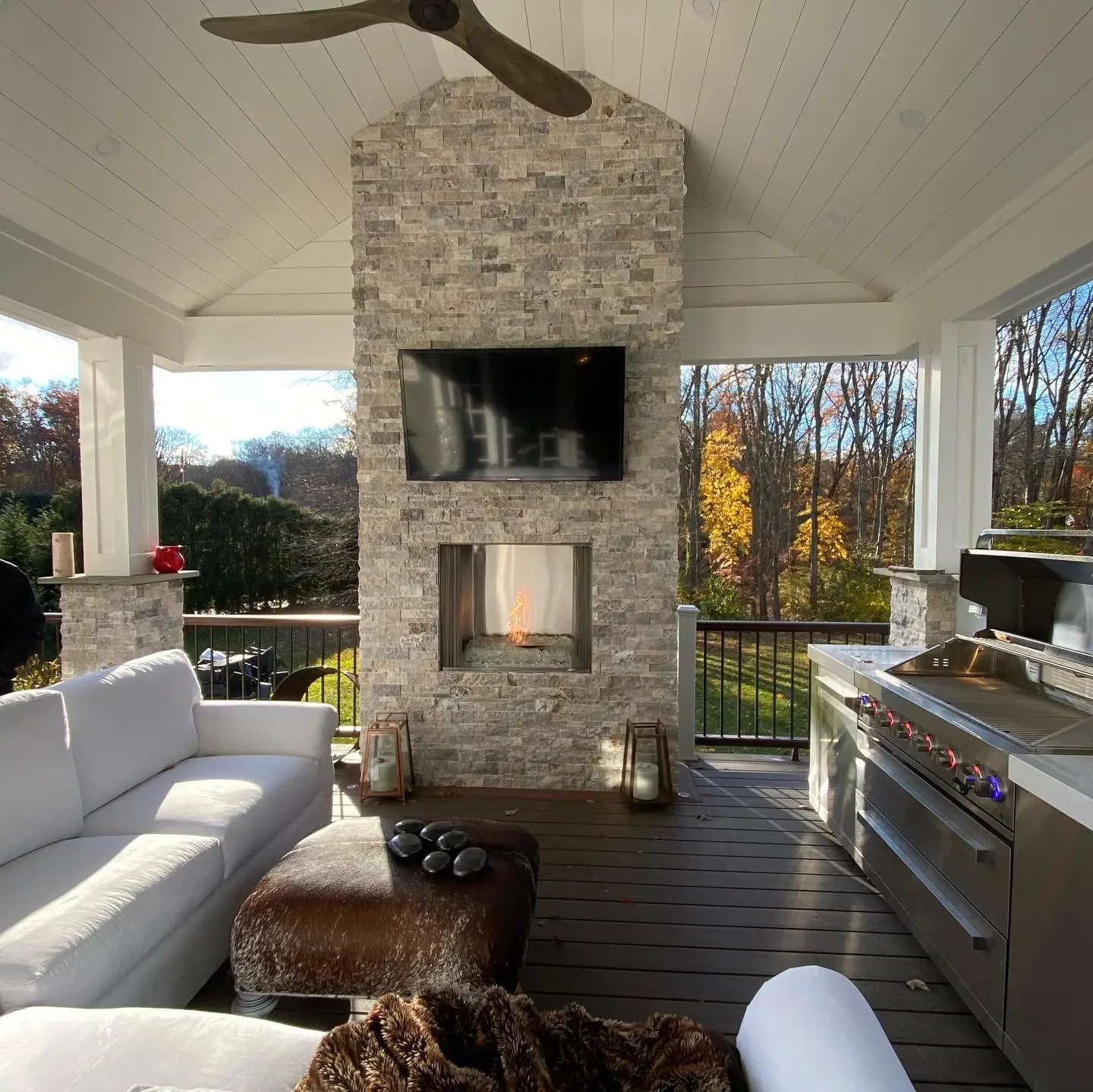 Firepits & Outdoor Fireplaces in CT | Outdoor Space Builders