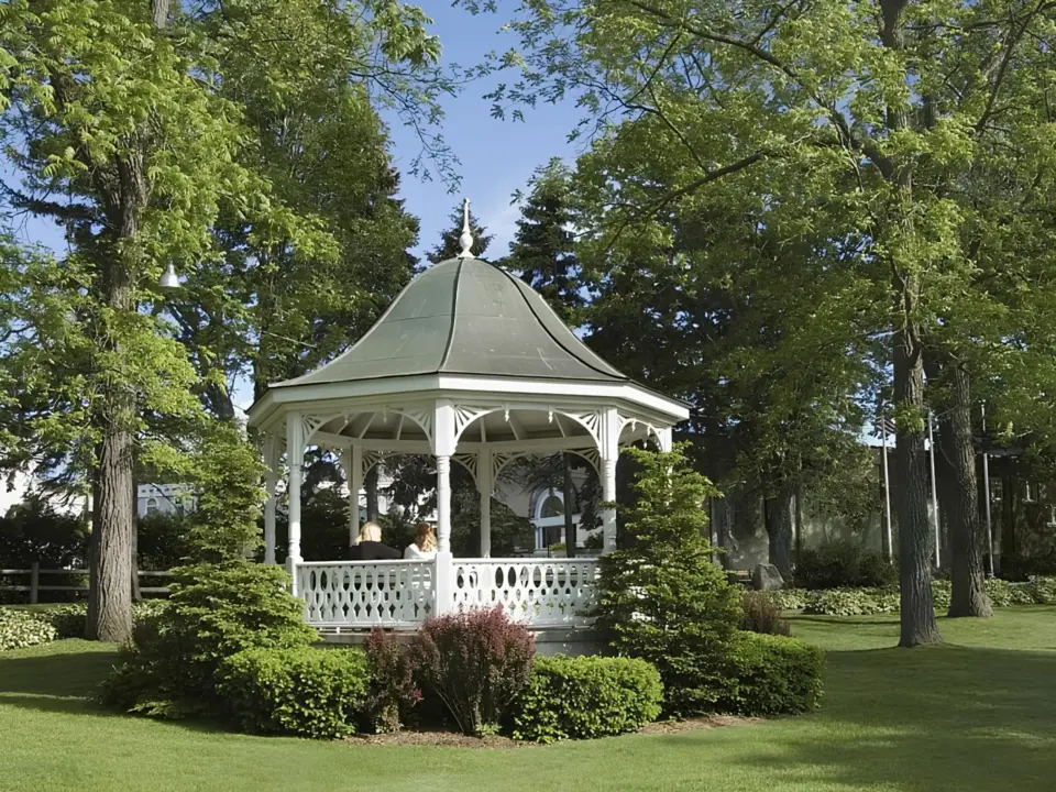 Stock victorian style pavilion